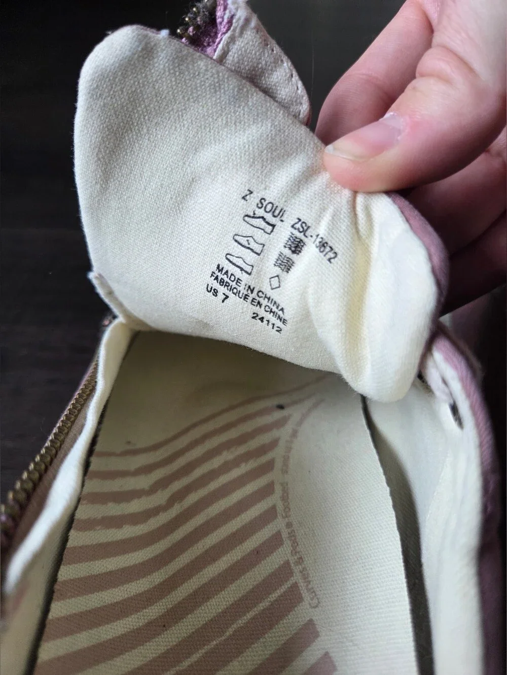 Taos Z Soul Shoes (Size 7) - Dusty Rose/Wine - Picture 7 of 7